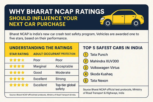 Why Bharat NCAP Ratings Should Influence Your Next Car Purchase