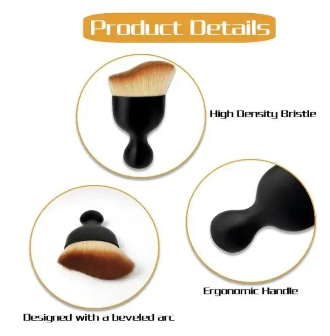 Best Car Dust Brush with high-density bristle and ergonomic handle on a white background