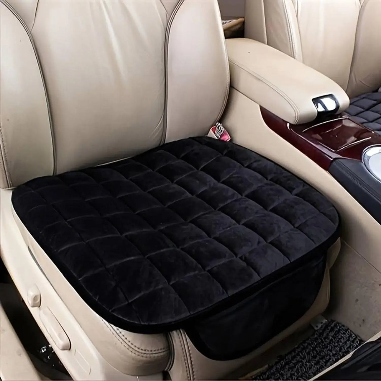 Ultra-Soft Memory Foam Car Seat Cover with Pouch– Universal Fit (1 Pc)