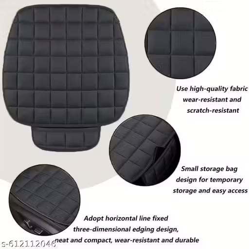 Ultra-Soft Memory Foam Car Seat Cover with Pouch– Universal Fit (1 Pc)