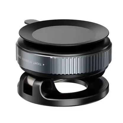 Magnetic Suction Holder  with focus ring on a white background