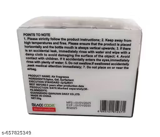 Back of a container with product instructions and branding on a white background