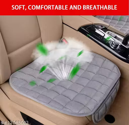 Ultra-Soft Memory Foam Car Seat Cover with Pouch– Universal Fit (1 Pc)