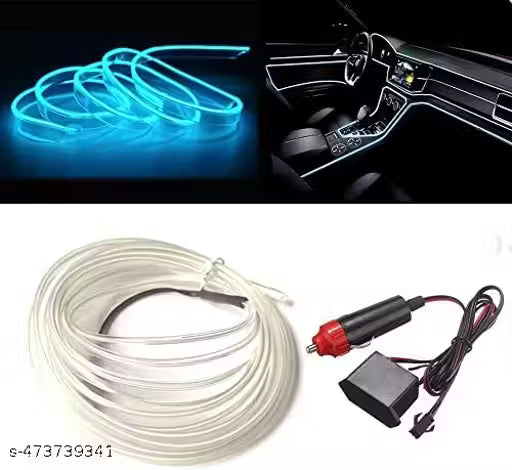 Car Interior Neon LED Lights with Fuse protection – 5V USB Mood Lighting for Stylish Rides